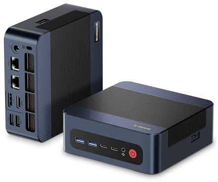 BOSGAME M4 Neo OCulink Mini Gaming PC con AMD Ryzen 7 7840HS 8 núcleos 16 hilos hasta 5,1 GHz Procesador 32GB DDR5 1TB PCIe 4.0x4 SSD, USB 4.0, 2.5G LAN, Wi-Fi 6E, BT 5.2