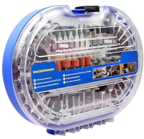 Accessoires Pour Outil Rotatif,Set Polyvalent - 276 Pièces Multifonctions Avec Mandrin De 3 mm Et Coffret De Transport - Perçage, Meulage, Gravure, Découpe, Ponçage