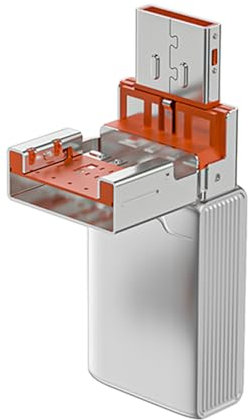 XANHOY Lector de tarjetas MicroSD tipo C, adaptador de tarjeta de memoria portátil con convertidores USB para portátiles y teléfonos inteligentes