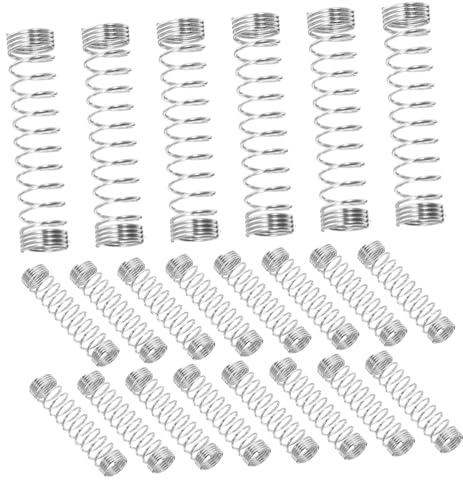Mobestech Lot De 50 Ressorts De Compression En Acier Inoxydable Pour Stylo À Bille Petits Ressorts MéTalliques Compatibles Pour RéParation Et Remplacement Kit Portable Pour Bureau Et Usage Quotidien
