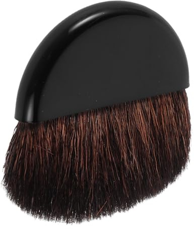 COOPHYA Brocha de Maquillaje Diseño Compacto para Rubor Portátil y Mango de Plástico Cerdas de Nylon Suaves Adecuado para Maquillaje Diario y Fiestas