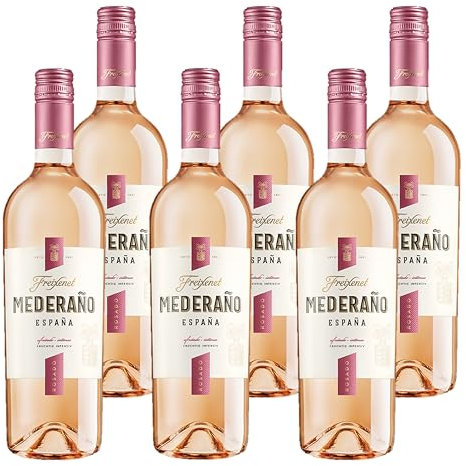 Freixenet Mederaño Rosado Spanischer Roséwein (6 x 0,75 l) - halbtrocken, frisch und fruchtig im Geschmack, ideal als Aperitif, zu Gegrilltem oder zur Käseplatte