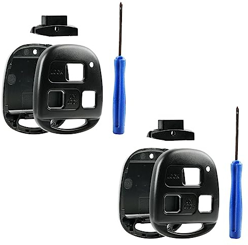 2 fits Case Shell Key Fob Keyless Entry Remote (Cutting Not Required)