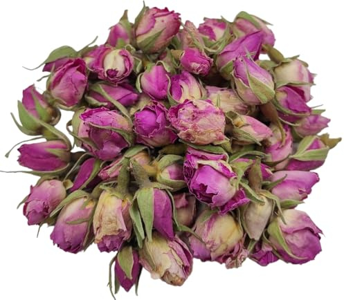 Boccioli Di Rosa Damascena Essiccati Commestibili 40g - 1,95kg Rosa × Damascena (1950 grammi)