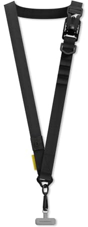 RHINOSHIELD Lanyard Gurtband | Magnetschnalle, verstellbare Länge, zusätzliche Schnallen zum Aufhängen von Zubehör wie Airpods, 25 mm Gurtband für maximalen Komfort (inklusive Adapter)