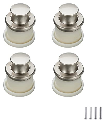 SYDARSYN 4 Stück Schubladengriffe mit Druckknopf Push Button Catch Door Lock Möbelschloss Türschrank Pull Lock für Wohnwagen Wohnmobil Bootsknopf Yachten Caravan Einzelloch