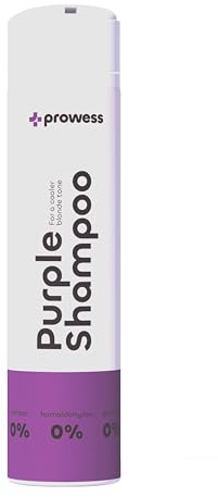 Prowess Champu Morado Matizador Rubio sin Sulfatos ni Parabenos, 250ml - Neutralizador de Tonos Amarillos y Anaranjados - Cabello Ceniza con Pigmentos Violeta