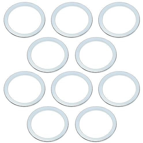 Lot de 10 bagues de réduction d'alésage de lame de scie, bague de conversion en acier pour meuleuse d'angle, lames de scie circulaire, outils de travail du bois, 20 x 16 mm