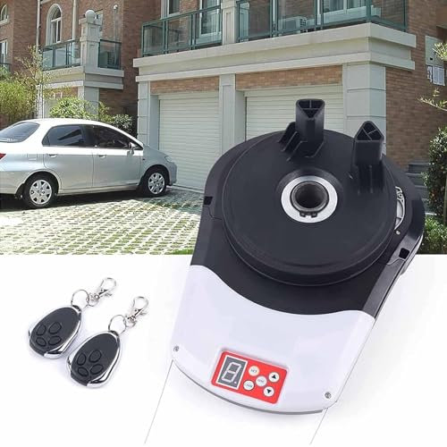 DDZJTPP Motore di Apertura della Porta Elettrica,con 2 Remoti,Apri della Porta del Roll up Automatico,Motore della Porta a Rulli da Garage Automatici,per Magazzino da Garage Barn Farm