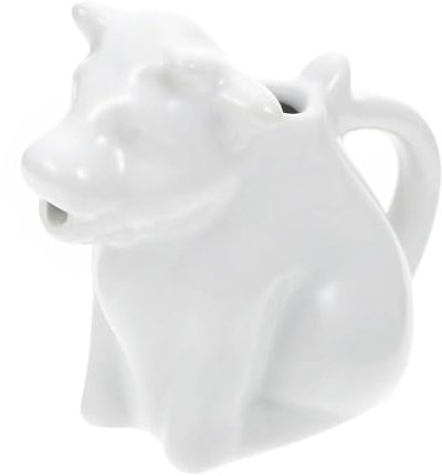 Creamer Pitcher Ceramic Cow Gravy Sauce Jug Pourer Coffee Cream Mini Boat Syrup Animal Jar Porcelain Server Frothing Dressing