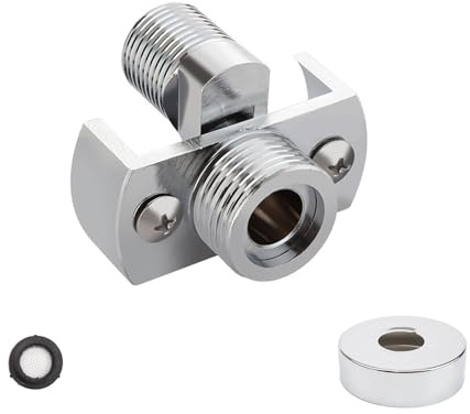 0XBIT Excentricas Grifo, Excentricas Grifo Ajustable, Pie Curvado Angular, Excentricas Grifo Ducha, Utilizado para Conectar Cabezales de Ducha y Tuberías de Agua