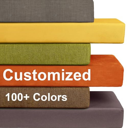 WLXFF Bankauflage Nach Maß, Outdoor Polster Wetterfest, Sitzkissen Bierzeltgarnitur, Sitzpolster Outdoor, Gartenauflagen, Polster Outdoor, Klemmkissen FüR Sitzbank