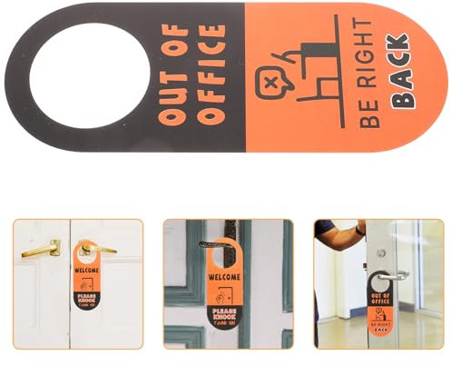 HOMSFOU Bitte Türhänger Schild Doppelseitiges Türschild Für Büro Konferenzraum Und Besprechungsraum Praktisch Für Privatsphäre Einfache Installation