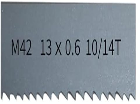 9;M42 Bi-Metall 1/2 Bandsägeblätter. 1510, 1511, 1570, 1575 mm x 13 x 0,6 mm mit 6, 14Tpi. Bandsägeblatt for Schneiden von Hartholz, Metall(10 14tpi,1580mm)