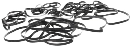 BAZEITFLOW 50pcs Rubber Cassette Belts Flat Square Drive Belts for Recorder Repair Maintenance Compatible with CD Dvd Players and Tape Decks