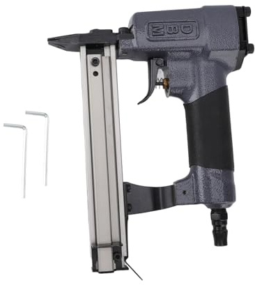 Aircraft Nagler Pneumatische Nagelpistole, 100 Nägel Kapazität, 0,4-0,8Mpa, Aluminium & Eisen, ergonomisch – leise, präzise Holzverarbeitung, vielseitig für Innenausbau & Rah
