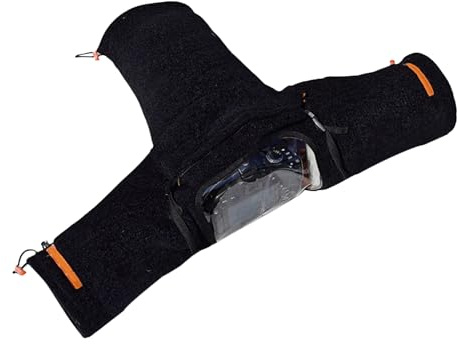 Chauffe-objectif pour appareils photo électroniques avec système de régulation de la température, gaine chauffante flexible en matériau isolant pour équipement sensible au froid | Housse de protection