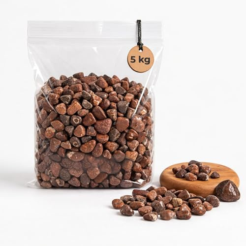 Deko-Granulat kaffee-braun Ø 8-16 mm staubfrei - 5 kg kleine Deko-Steine als farbige Streudeko