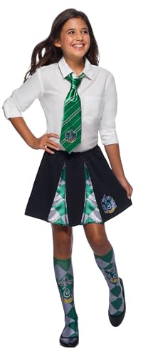 RUBIE'S Harry Potter Officiel - Cravate Serpentard - Accessoire Pour Déguisement Enfant - Taille Unique - 6 ans et Plus - Pour, Carnaval - Idée Cadeau de