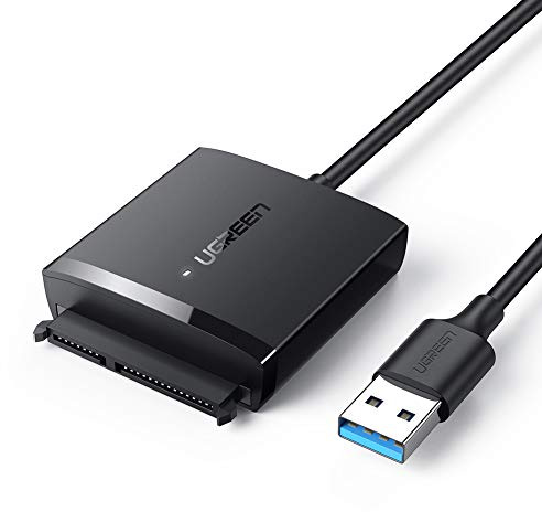 Ugreen SATA auf USB 3.0 Adapterkabel mit UASP SATA III auf USB Konverter für 6,3 cm 8,9 cm Festplatten Festplatten HDD und Solid State Drives SSD