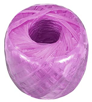 Rebower Cuerda De Poliéster Nylon [para Empaque De Libros DIY] - 100m/328ft / 1 Rollo Morado