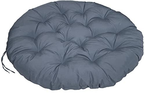 ZTGL Papasansessel Kissen Wasserdicht, Polster Bodenkissen für Schwenksessel, Rund Papasan Sessel, Indoor & Outdoor Polyrattan Sessel