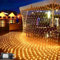 Redefun 3m x 2m Rete di Luci Albero di Natale, 200 LED Rete Luminosa da Esterno, 8 Modalità con Timer，Impermeabile Catene Luminose per Feste Casa Balcone Giardino Parete Matrimoni Deco(Bianco Caldo)