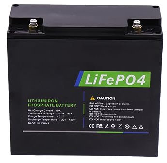 SSCYHT 12V 20Ah LiFePO4 Battery 12.8V 20AH 22.5AH 24AH 26AH Lithium Battery 3000+ Deep Cycle 12 Volt Rechargeable Lithium Ion Phosphate Battery with BMS,12.8V24Ah