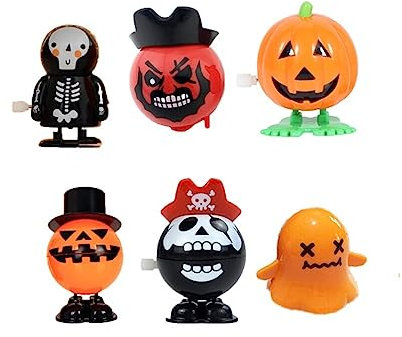 NOLITOY Spielzeuge Uhrwerk Kürbis Aufziehkürbis Kleidung Halloween Halloween-Trickspielzeug