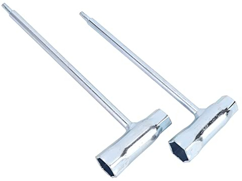 BAOFUYA T27 Socket Spanner 2pcs Spark Plug Wrench T-Handle for TS400 TS350 TS360 Chainsaw - Comfortable Grip, Durable Metal Construction for Easy Spark Plug Removal(6.5 * 15.5cm)