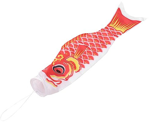 POPETPOP Nobori Koi 3st Japanische Karpfenflagge Windsack-streamer Japanischer Windsack Koinobori- Fischfahne e Windsocken Strand Sommer Windsäcke Karikatur Dekorationen
