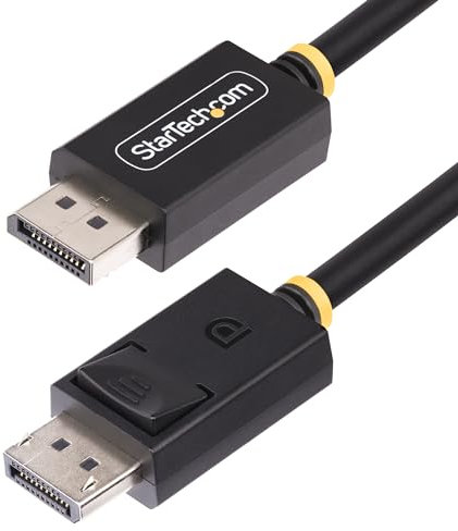 StarTech.com Cavo DisplayPort 2.1 da 2m, cavo DisplayPort DP40 certificato VESA con UHBR10/HDR/HDCP 2.2, 8K 60Hz w/DSC 1.2a