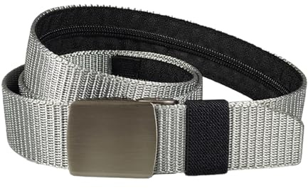 Veeteah Cinturón de Bolsillo de Viaje, Cinturones de Dinero para Viajes,Cinturón antirrobo de Viaje con Bolsillo para Efectivo | Cinturón de Seguridad para Dinero para Objetos de, Billetera antirrobo