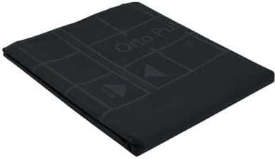 SOLUZIONIGIARDINO Tela antimalezas TNT tejido huerto limpio 1,6 x 5 m, tejido no tejido de prolipopilenetelo negro para huerto, cuadros 10 x 10 cm, tela de jardín antimalezas 55 g/m2