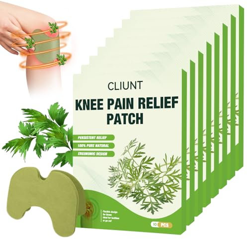 CLIUNT 80pcs Pain Relief Patches, Knee Pain Relief Patches, Knee Patches for Pain Relief for Arthritis, Relieves Muscle Soreness in Knee, Neck, Shoulder