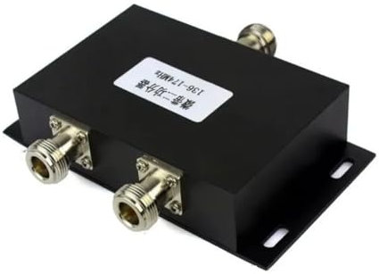 Vocdikficy MA-Splitter VHF-Splitter Zweiwege-VHF-Antennen-Leistungsteiler 136-174 MHz Leistungsteiler Splitter UFL-Buchsenanschlüsse A