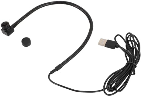 Plyisty Webcam Centrale USB, Videocamera Centrale da 8 MP 1080P con Obiettivo da 3,6 Mm, Microfono Integrato, Supporto per Messa a Fuoco Fissa Webcam con Schermo Centrale per PC Portatile