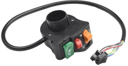 Motorrad Lenkerschalter DC 12V Motorrad Roller 3 In 1 Hupe Licht Blinker Scheinwerfer EIN/Aus-Schalter Für 7/8'' 22mm Durchmesser Lenker