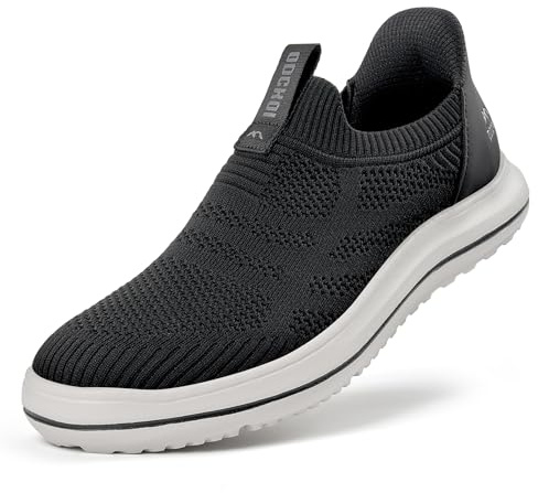 ODCKOI Baskets à Enfiler pour Hommes - Chaussures de Sport Légeres Respirantes en Mesh Confortables pour Loisirs-HEIBAI-44