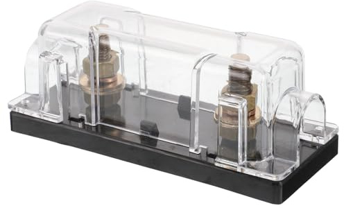 Didiseaon Bloque de Fusibles para Coche y Barco Soporte Resistente para Fusibles Atc Montaje Fácil para Sistemas Eléctricos de Autocaravana y Vehículo Compatible Rv y Distribución de Energía