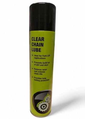 CLEAR CHAIN SPRAY 1 X 400ml AEROSOL, A CLEAR CHAIN SPRAY WITH HIGH ANTI-FLING PROPERTIES GIVING LONG LASTING PROTECTION