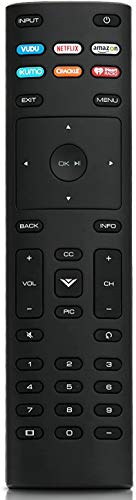 Universal XRT136 Remote Control Works for All Vizio Smart TV D24f-F1 D43f-F1 D50f-F1 E43-E2 E60-E3 E75-E1 M65-E0 M75-E1 P55-E1 P65-E1 P75-E1 and More