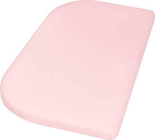 Playshoes 770324-14 Jersey-Spannbettlaken für das Beistellbett, Wasserdicht und Atmungsaktiv, 81 x 42 x 10cm, rosa, rosa