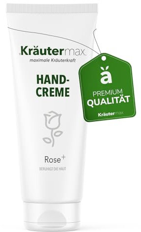 Rose Handcreme Rosencreme Natur mit Rosen Öl der Damascena Rose 1 x 70 ml