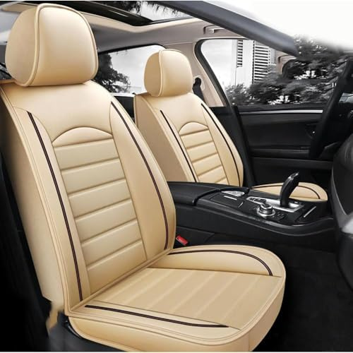 ZXBL Leder Sitzbezüge Auto Set für BMW IX1 IX40 F10 F20 F30 G20 G30 GTUniversal Anti-Rutsch Sitzauflagen für 5 Sitz Wasserdicht Autositzschoner,A