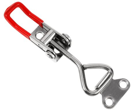 DIYEAH Metal Adjustable Toggle Clamp Latch for Door Box Case Secure Pull Latch Clamp Stainless Steel Construction for Cabinet and Outdoor Use