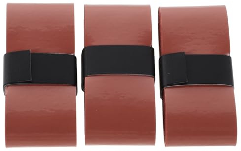 ABOOFAN 3 pièces Ruban Adhésif Antidérapant pour Raquette Badminton Grip PU Super Absorbant Bande Fine et Confort et Stabilité Améliorés pour Joueurs Extérieurs