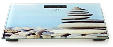 Nedis Bascula Personal Digital Vi drio Templado Impresion