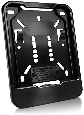 1 Kennzeichenhalter Versicherungskennzeichen | 135 x 110 mm | Mofa Roller | Leichkraftrad 50ccm | E Scooter, E-Bike, Moped, Motorroller, S-Pedelec | Nummernschildhalter | Kennzeichen-Halterung