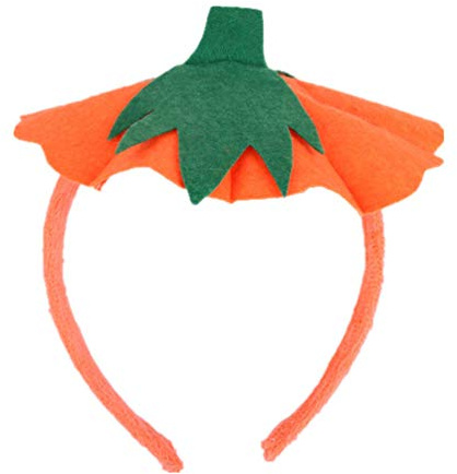 EXCEART Bandeau Citrouille Halloween Accessoire Costume Fête Orange Confortable Et Léger Pour Cosplay Et Décorations